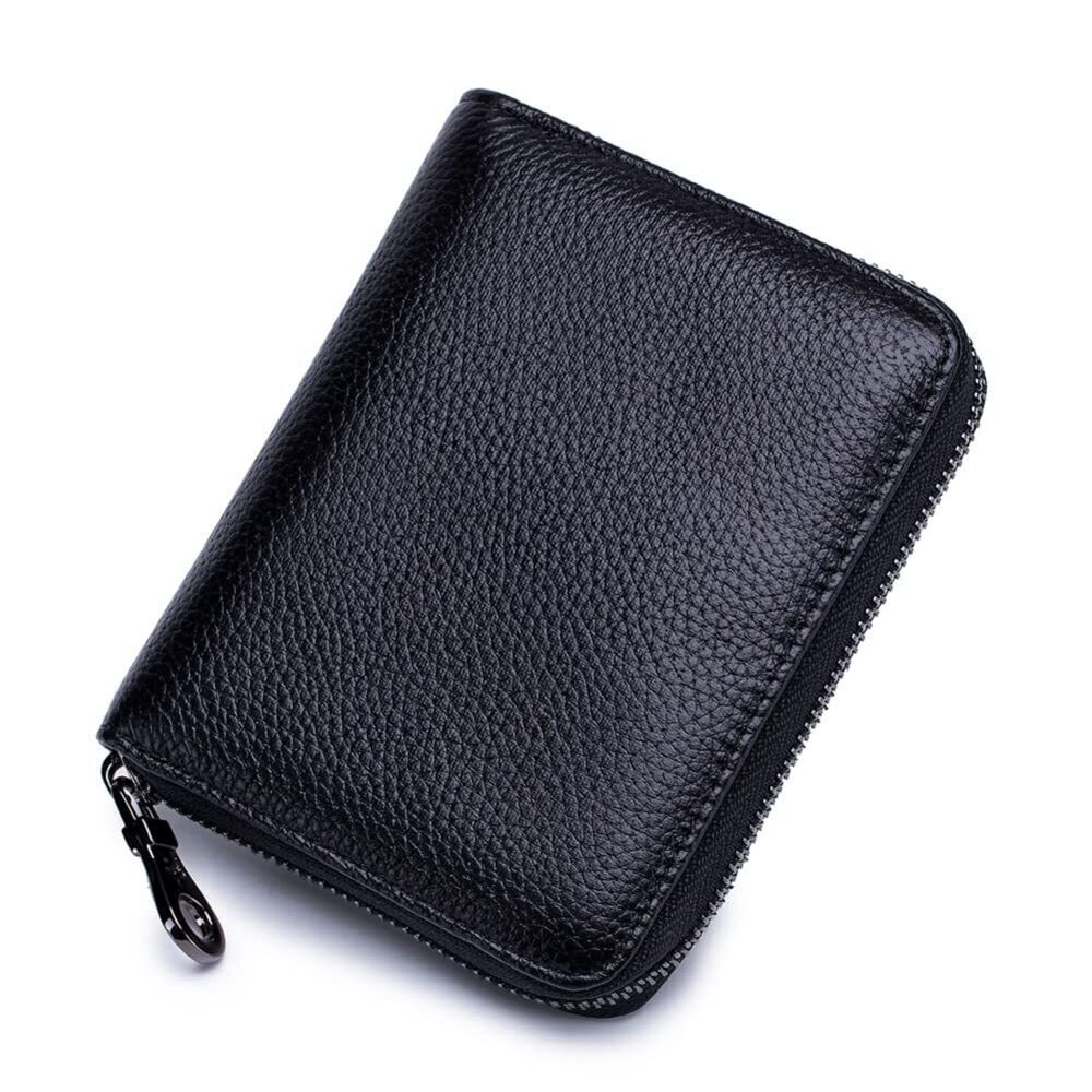 1232 Leather Credit Card Holder Case RFID Card Wallet Travel Passport